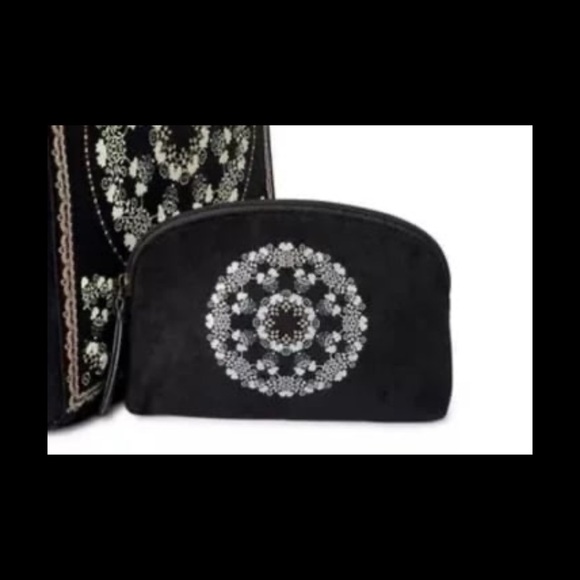 The Pioneer Woman Faux Suede Printed Tote & Matching Clutch - Picture 2 of 5